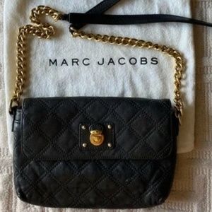 Vintage Marc Jacobs black quilted leather crossbody bag